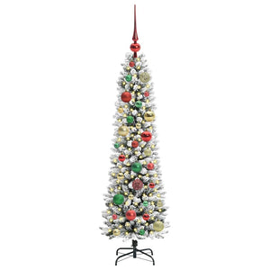 Albero di Natale Artificiale-Albero Natalizio con 150 LED Bianco 120 cm 768352