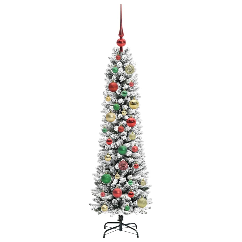 Albero di Natale Artificiale-Albero Natalizio con 150 LED Bianco 120 cm 768352