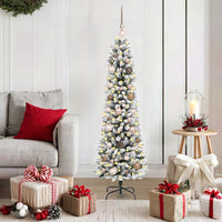 Albero di Natale artificiale con 150 LED Bianco 150 cm 3396091