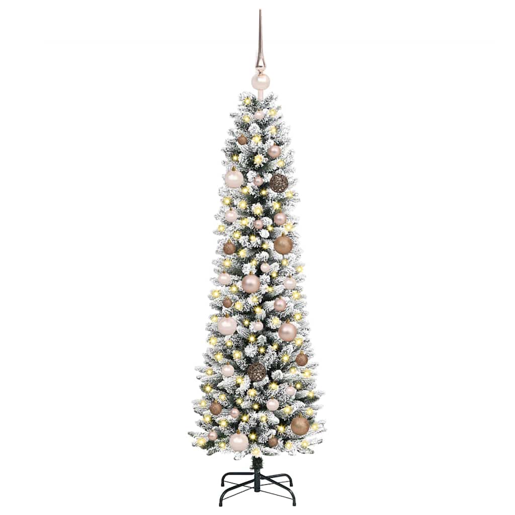 Albero di Natale artificiale con 150 LED Bianco 150 cm 3396091
