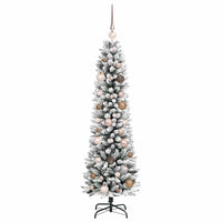 Albero di Natale artificiale con 150 LED Bianco 150 cm 3396091