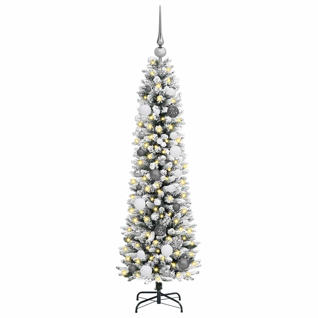Albero di Natale artificiale con 150 LED Bianco 150 cm 3396092