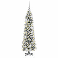 Albero di Natale artificiale con 150 LED Bianco 150 cm 3396092