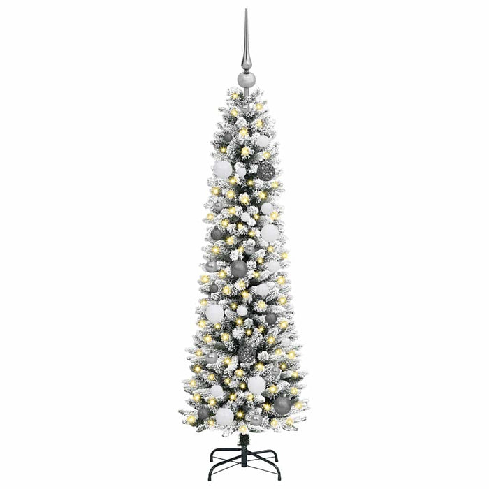Albero di Natale artificiale con 150 LED Bianco 150 cm 3396092