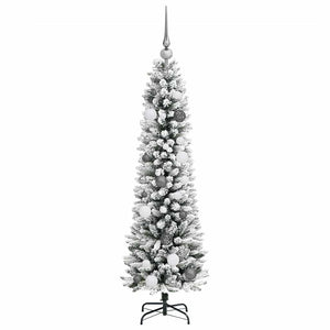 Albero di Natale artificiale con 150 LED Bianco 150 cm 3396092