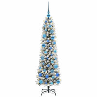 Albero di Natale Artificiale-Albero Natalizio con 150 LED Bianco 150 cm 669267