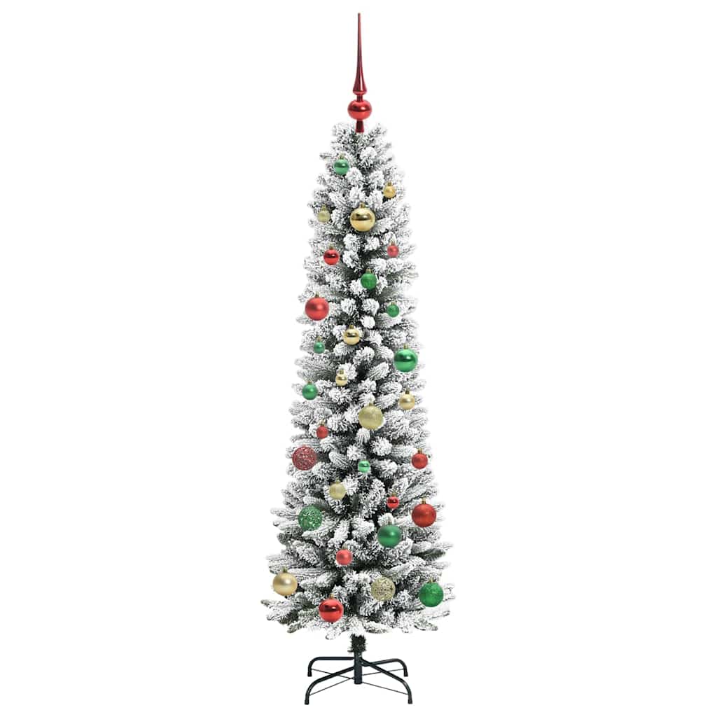 Albero di Natale Artificiale-Albero Natalizio con 150 LED Bianco 150 cm 830684