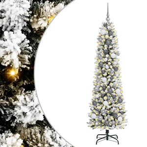Albero di Natale snodato Bianco 180 cm PVC 3396104