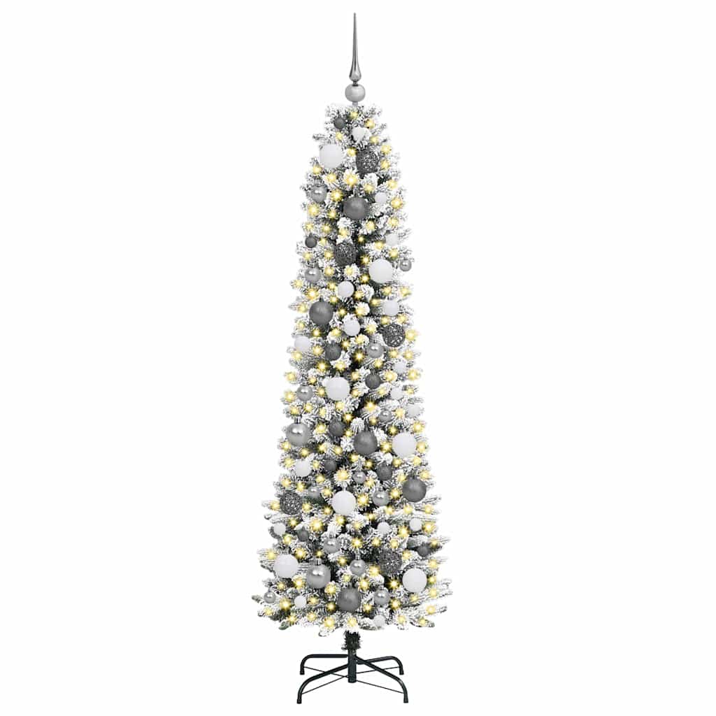 Albero di Natale snodato Bianco 180 cm PVC 3396104