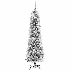 Albero di Natale snodato Bianco 180 cm PVC 3396104