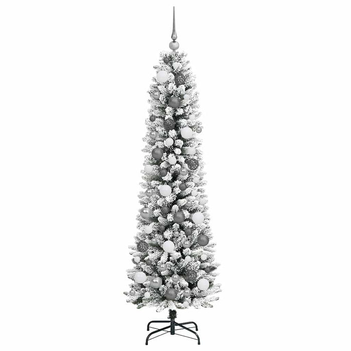 Albero di Natale snodato Bianco 180 cm PVC 3396104