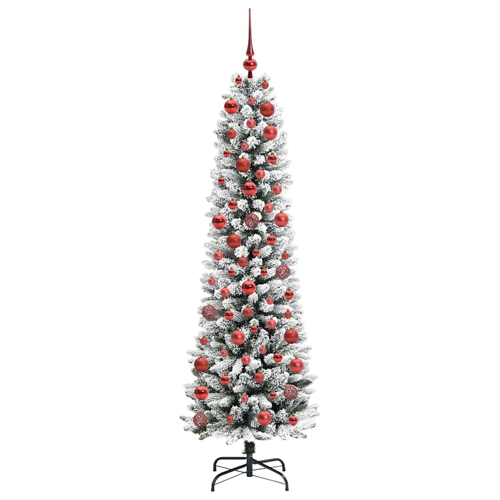 AlberodiNataleartificiale with LEDs Bianco 180cm PVC 3396105