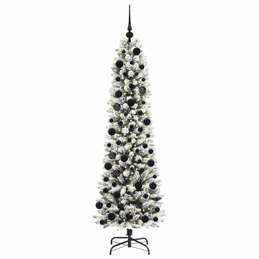 Albero di Natale Artificiale-Albero Natalizio con 300 LED Bianco 180 cm 102078