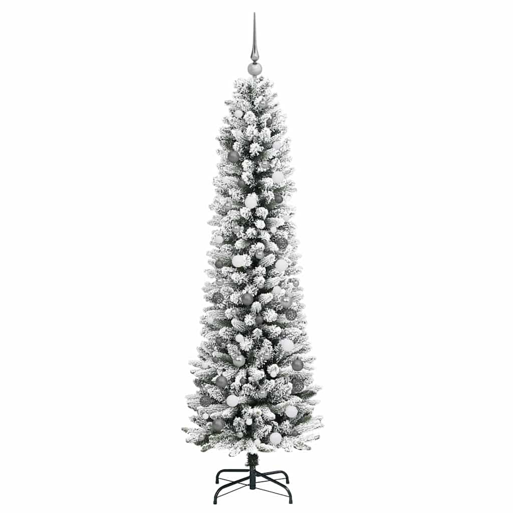 Albero di Natale snodato Bianco 210 cm PVC 3396116