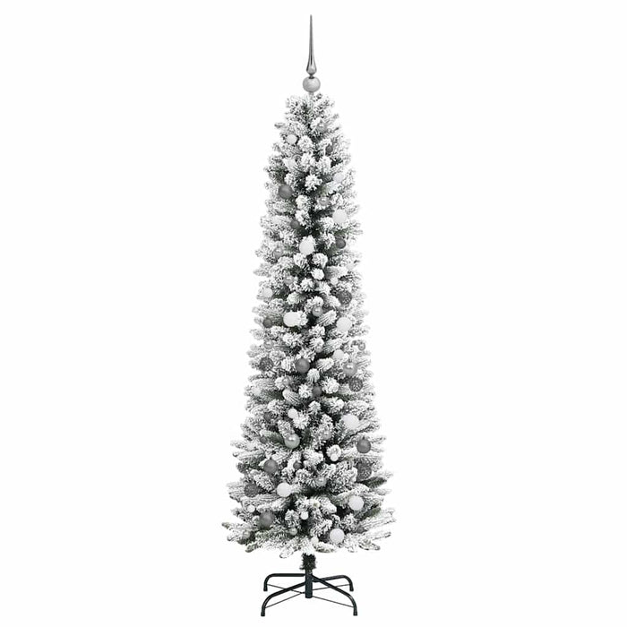 Albero di Natale snodato Bianco 210 cm PVC 3396116