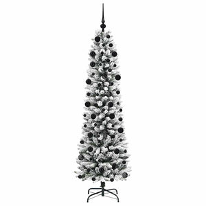 Albero di Natale artificiale con 300 LED Verde e bianco 210 cm 3396118