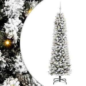 Albero di Natale Artificiale-Albero Natalizio con 300 LED Bianco 210 cm 946337