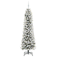 Albero di Natale Artificiale-Albero Natalizio con 300 LED Bianco 210 cm 946337