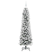 Albero di Natale artificiale con 300 LED Verde e bianco 210 cm 3396120