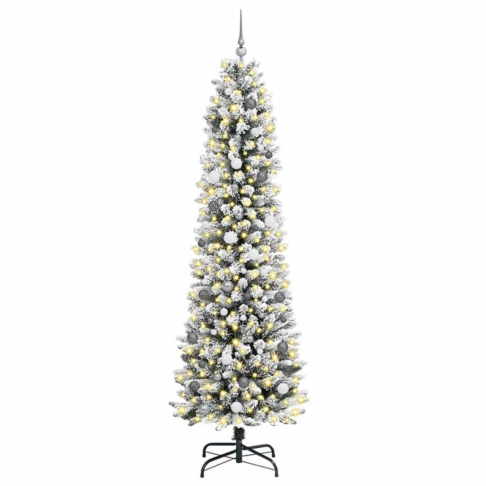 Albero di Natale snodato Bianco 240 cm PVC 3396128