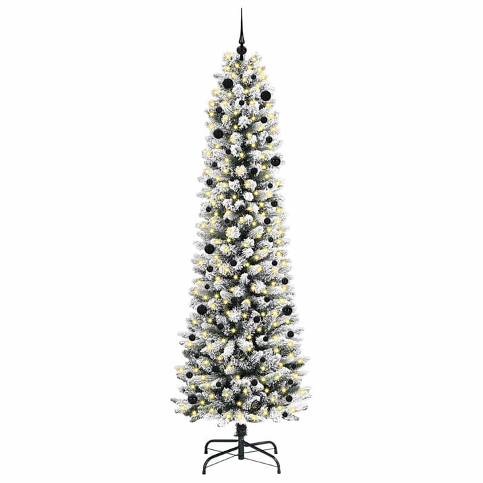 Albero di Natale Artificiale-Albero Natalizio con 300 LED Bianco 240 cm 551638