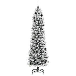 Albero di Natale artificiale con 300 LED Verde e bianco 240 cm 3396130