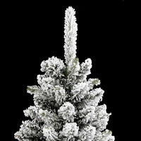 Albero di Natale artificiale con 300 LED Verde e bianco 240 cm 3396131