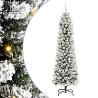 Albero di Natale artificiale con 300 LED Verde e bianco 240 cm 3396131