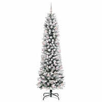 Albero di Natale artificiale con 300 LED Verde e bianco 240 cm 3396131