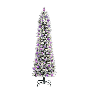 Albero di Natale artificiale con 300 LED Verde e bianco 240 cm 3396135