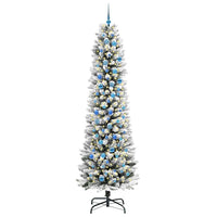 Albero di Natale Artificiale-Albero Natalizio con 300 LED Bianco 240 cm 797368
