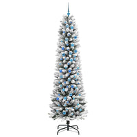 Albero di Natale artificiale con 300 LED Verde e bianco 240 cm 3396136