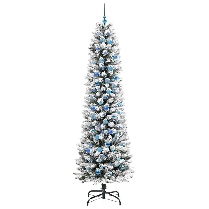 Albero di Natale artificiale con 300 LED Verde e bianco 240 cm 3396136