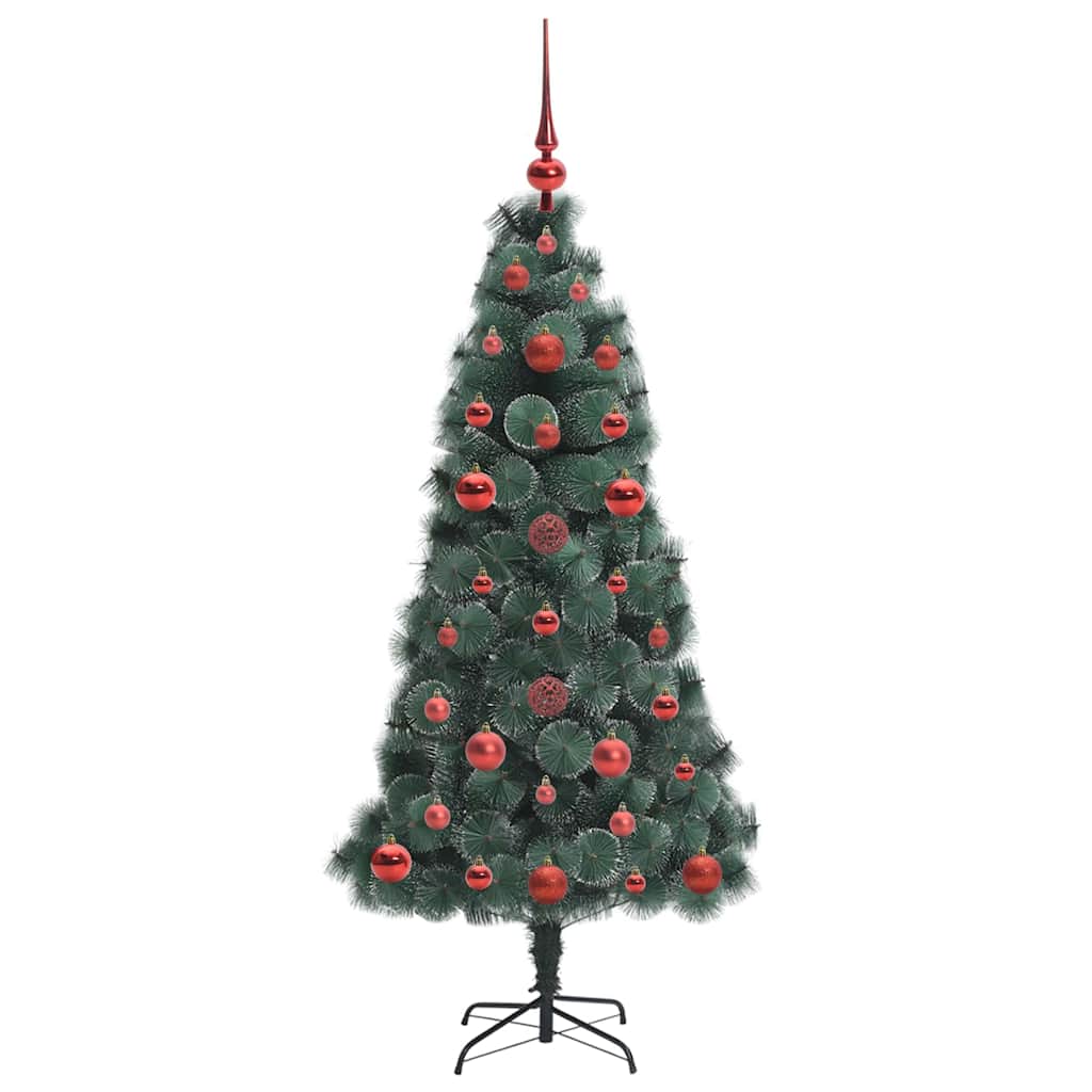 Albero di Natale Artificiale Pre-illuminato con Set di Palline 3396141