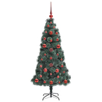 Albero di Natale Artificiale Pre-illuminato con Set di Palline 3396141