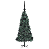 Albero di Natale artificiale preilluminato con set di palline 3396142