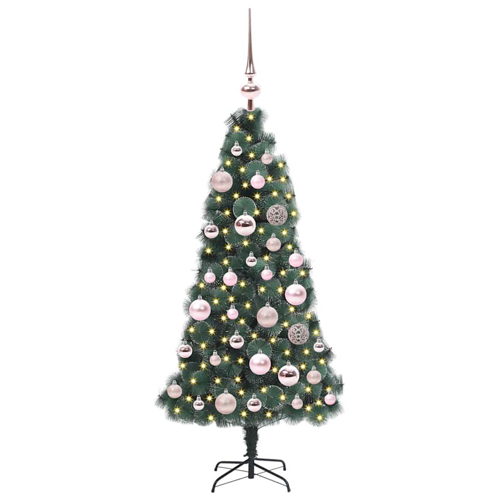Albero di Natale artificiale pre-illuminato-Albero Natalizio con set di palle 221931