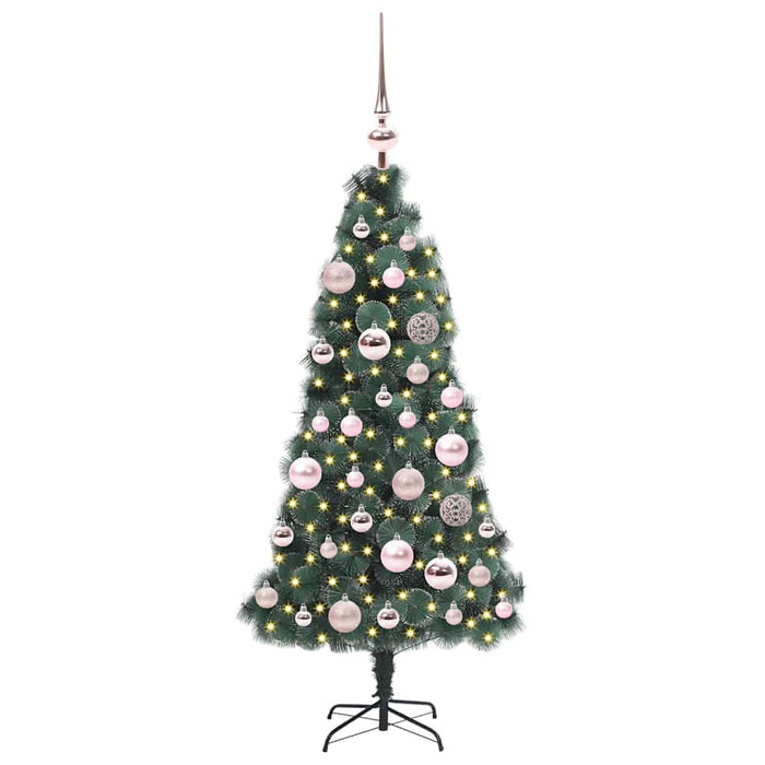 Albero di Natale artificiale pre-illuminato-Albero Natalizio con set di palle 221931