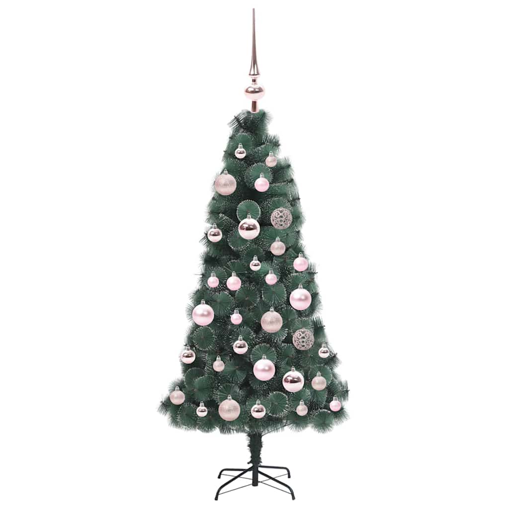 Albero di Natale artificiale pre-illuminato con set di palle 3396143