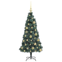 Albero di Natale artificiale preilluminato con set di palline 3396145