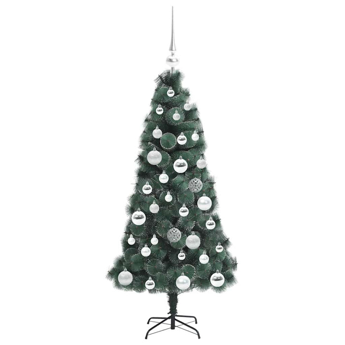 Albero di Natale artificiale pre-illuminato con set di palle 3396146