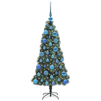 Albero di Natale artificiale pre-illuminato-Albero Natalizio con set di palline 580663
