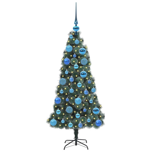 Albero di Natale artificiale pre-illuminato-Albero Natalizio con set di palline 580663