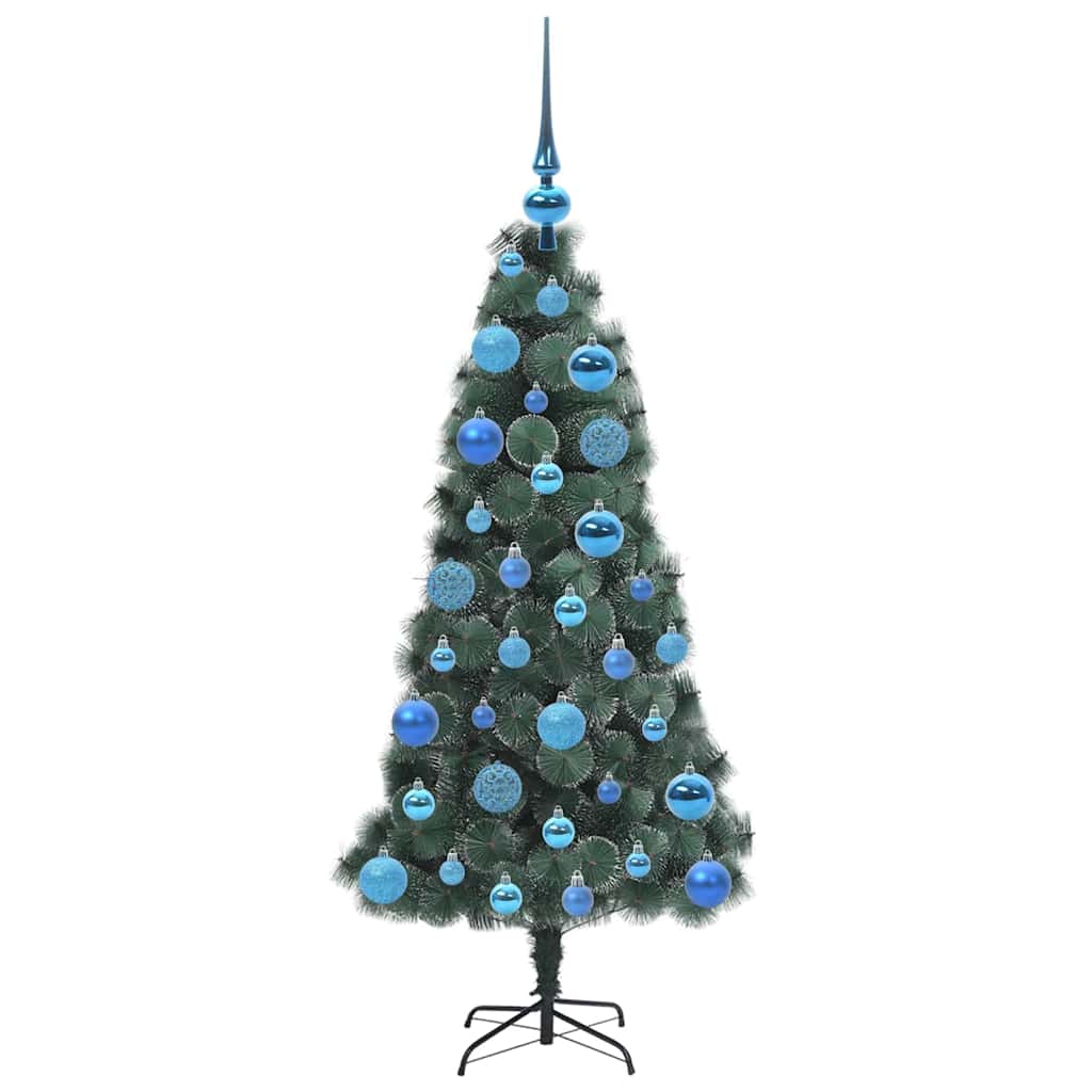 Albero di Natale artificiale pre-illuminato con set di palline 3396148