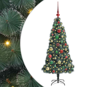 Albero di Natale artificiale preilluminato con set di palline 3396149
