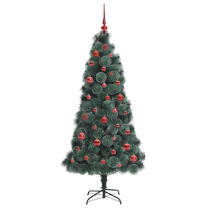 Albero di Natale artificiale pre-illuminato con set di palline 3396153