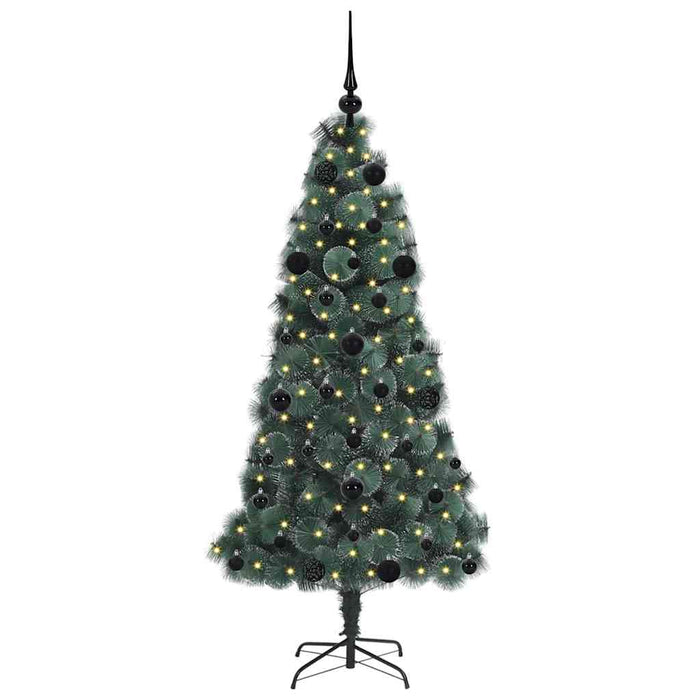 Albero di Natale artificiale pre-illuminato con set di palle 3396154