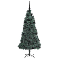 Albero di Natale artificiale pre-illuminato con set di palle 3396154