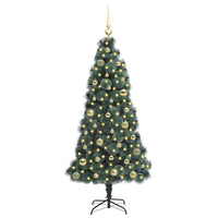 Albero di Natale artificiale preilluminato-Albero Natalizio con set di palline 291335