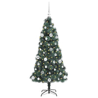 Albero di Natale artificiale pre-illuminato con set di palline 3396158